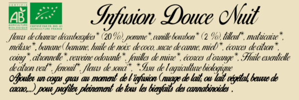Infusion Douce Nuit Bio  -  40g – Image 3