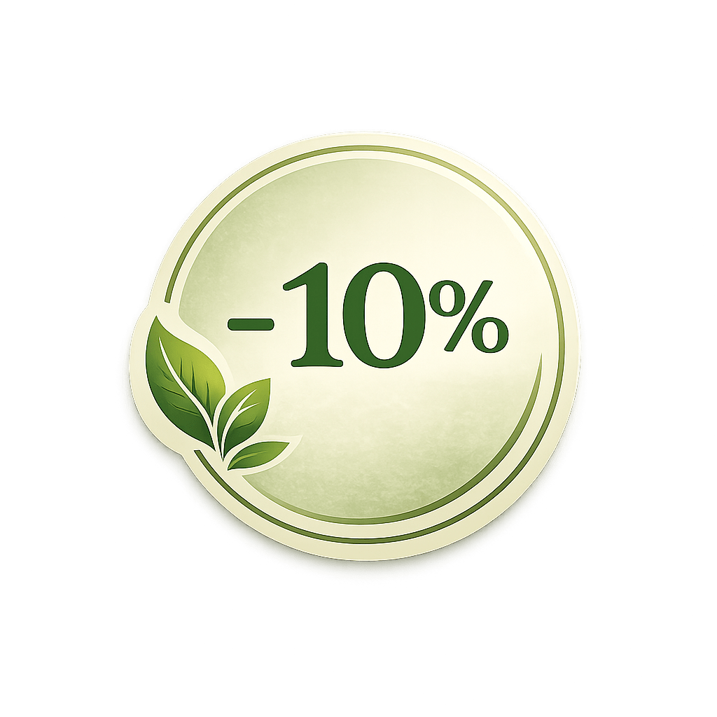 10% de remise dès 50€ d'achat